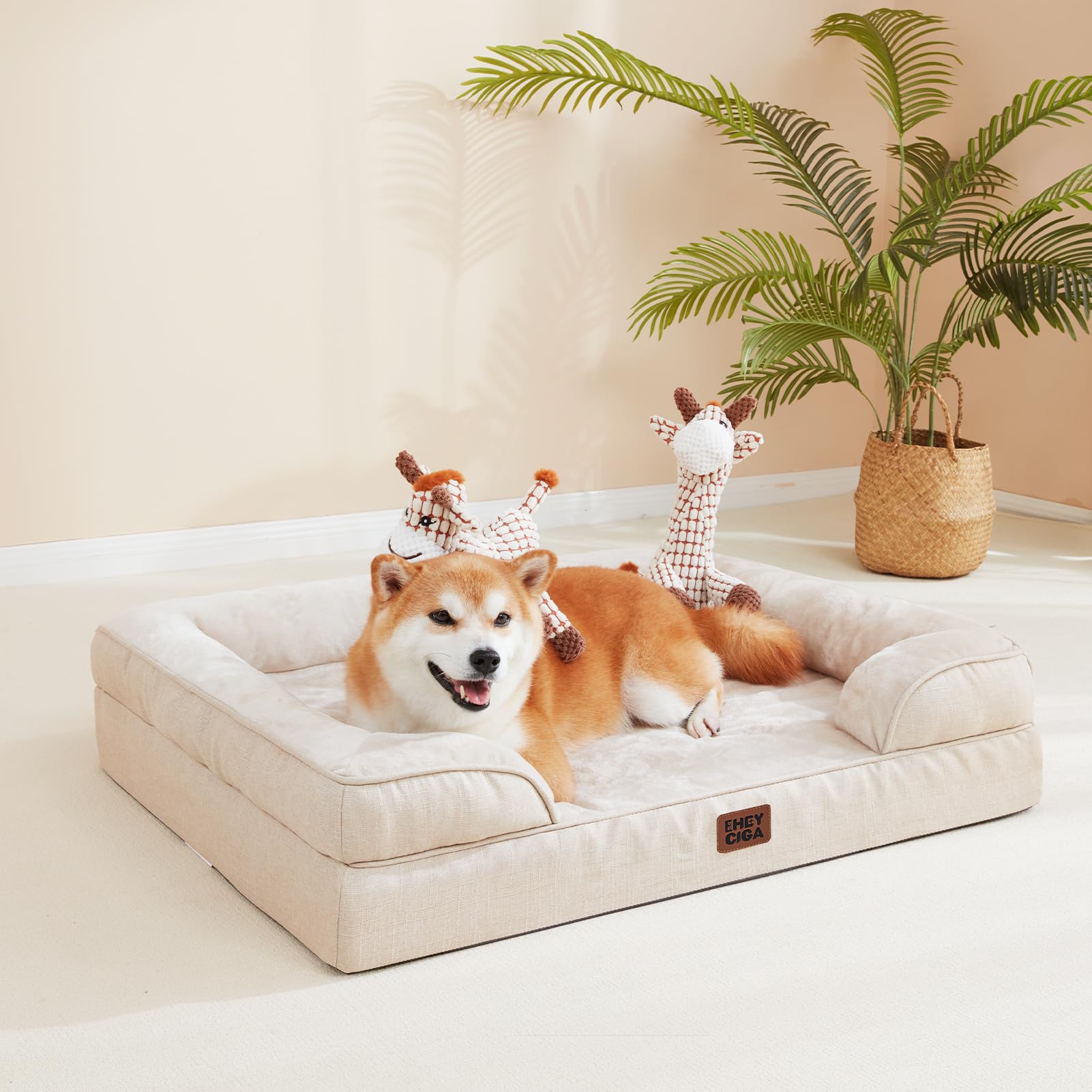 Funda lavable removible de la cama EHEYCIGA facilita limpieza