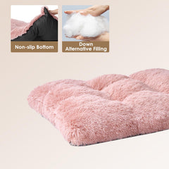 Cama lavable a máquina EHEYCIGA para perro XL rosa