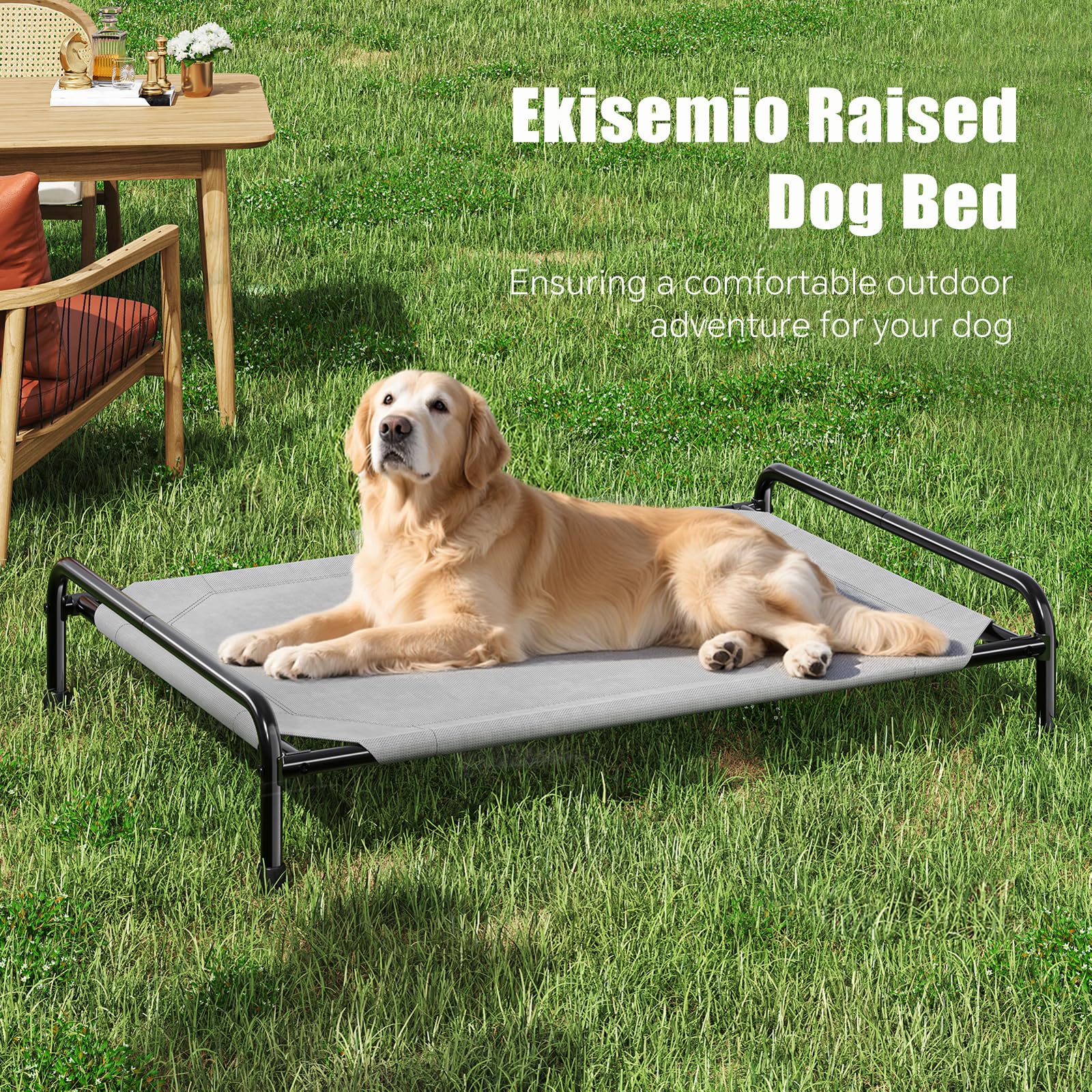 Cama Ekisemio de diseño robusto para uso diario.