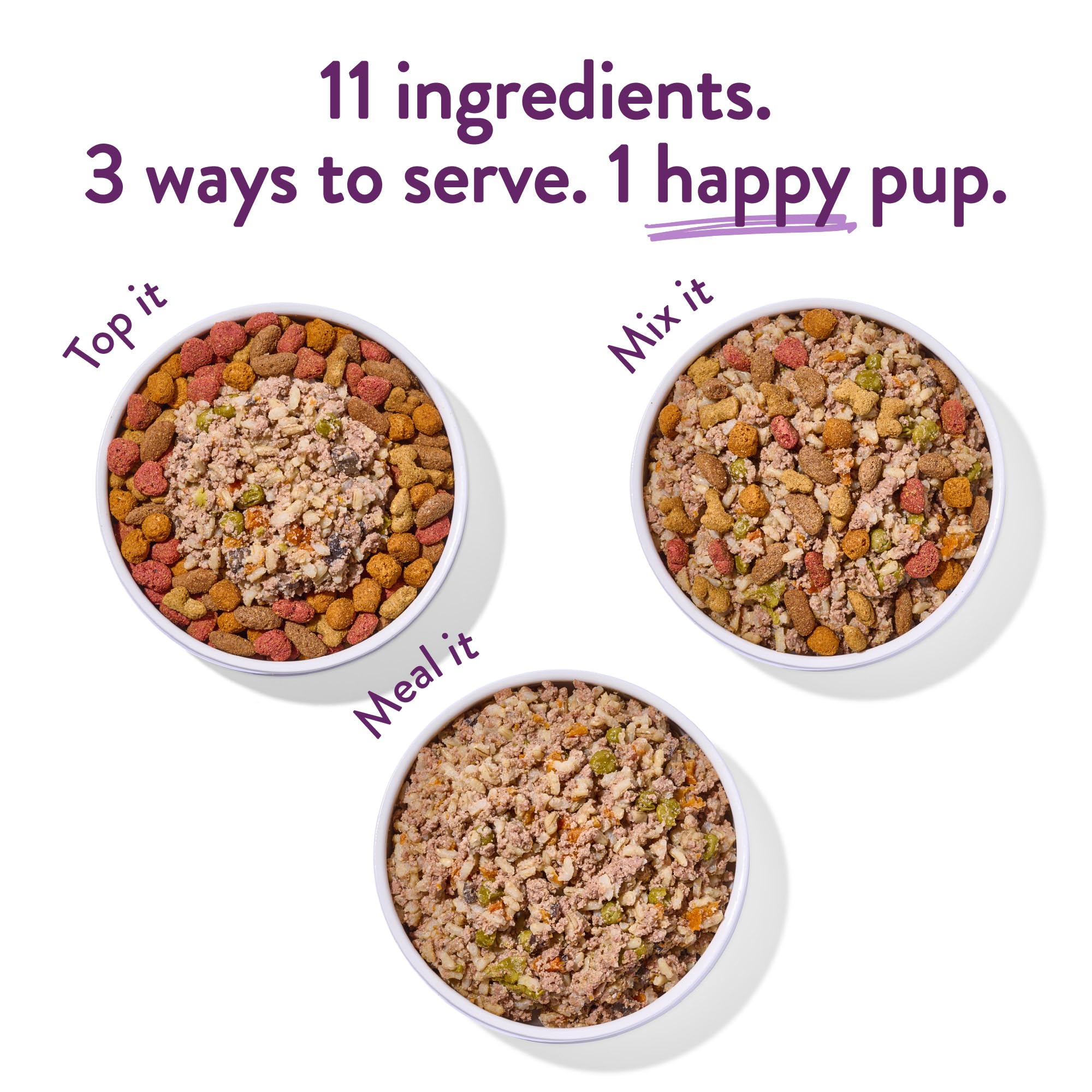 Winnie's Lamb N' Rice servir-caliente, opción rápida para perros quisquillosos