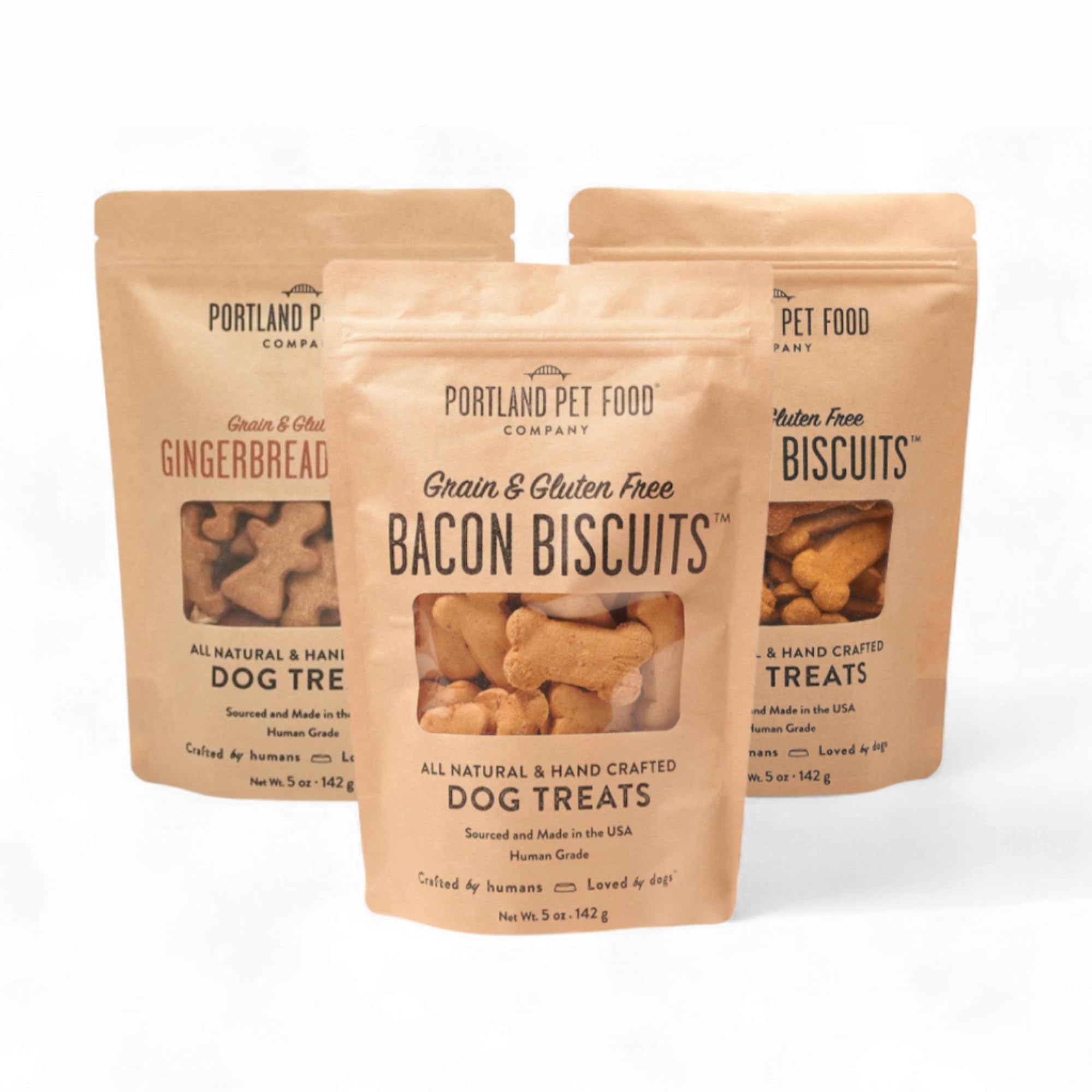 Portland Pet Food Company tocino crujiente para premiar durante el entrenamiento