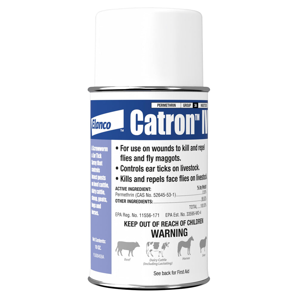 Catron IV aplicado en herida de ganado para control de moscas