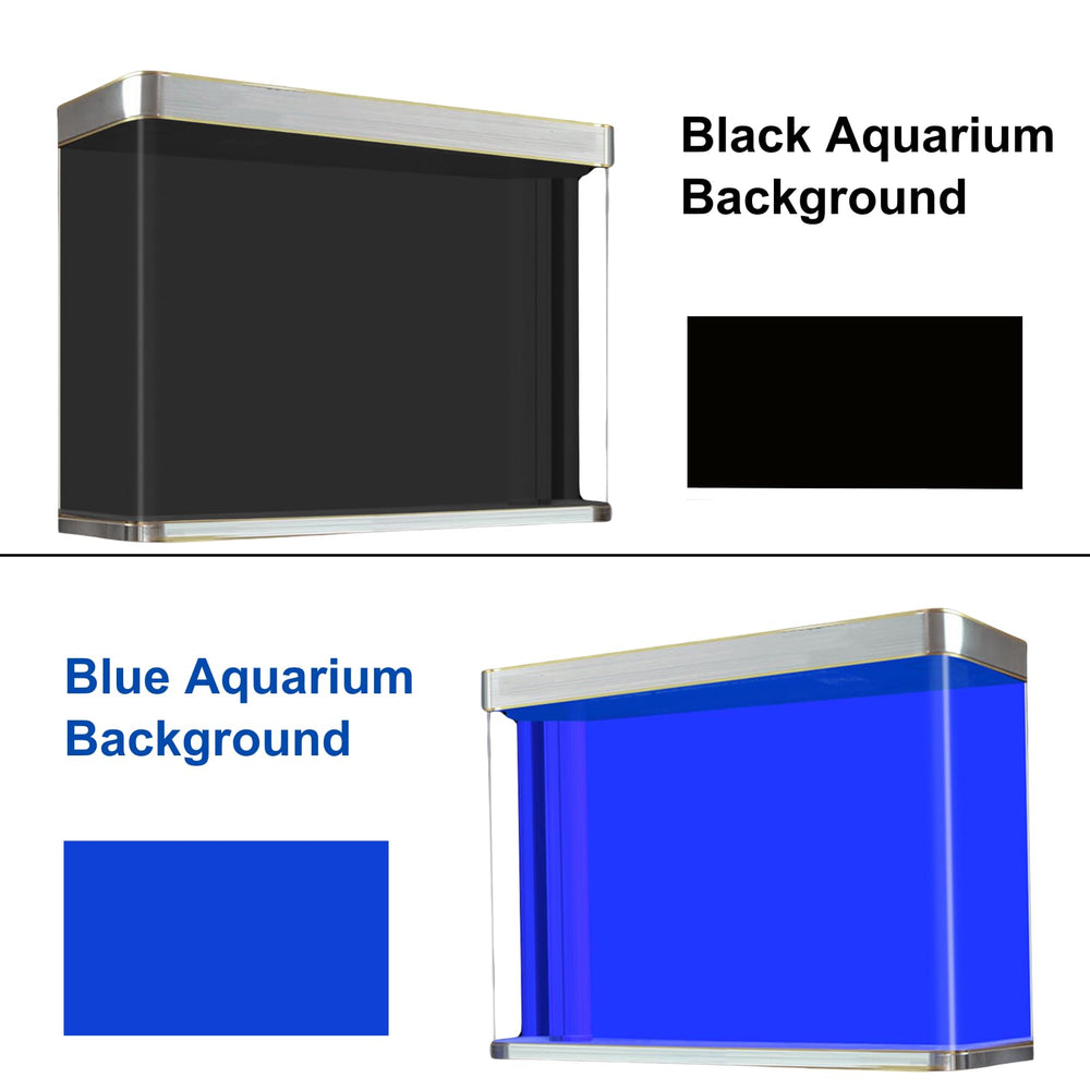 ELEBOX fondo acuario, dos caras, escena marina realista