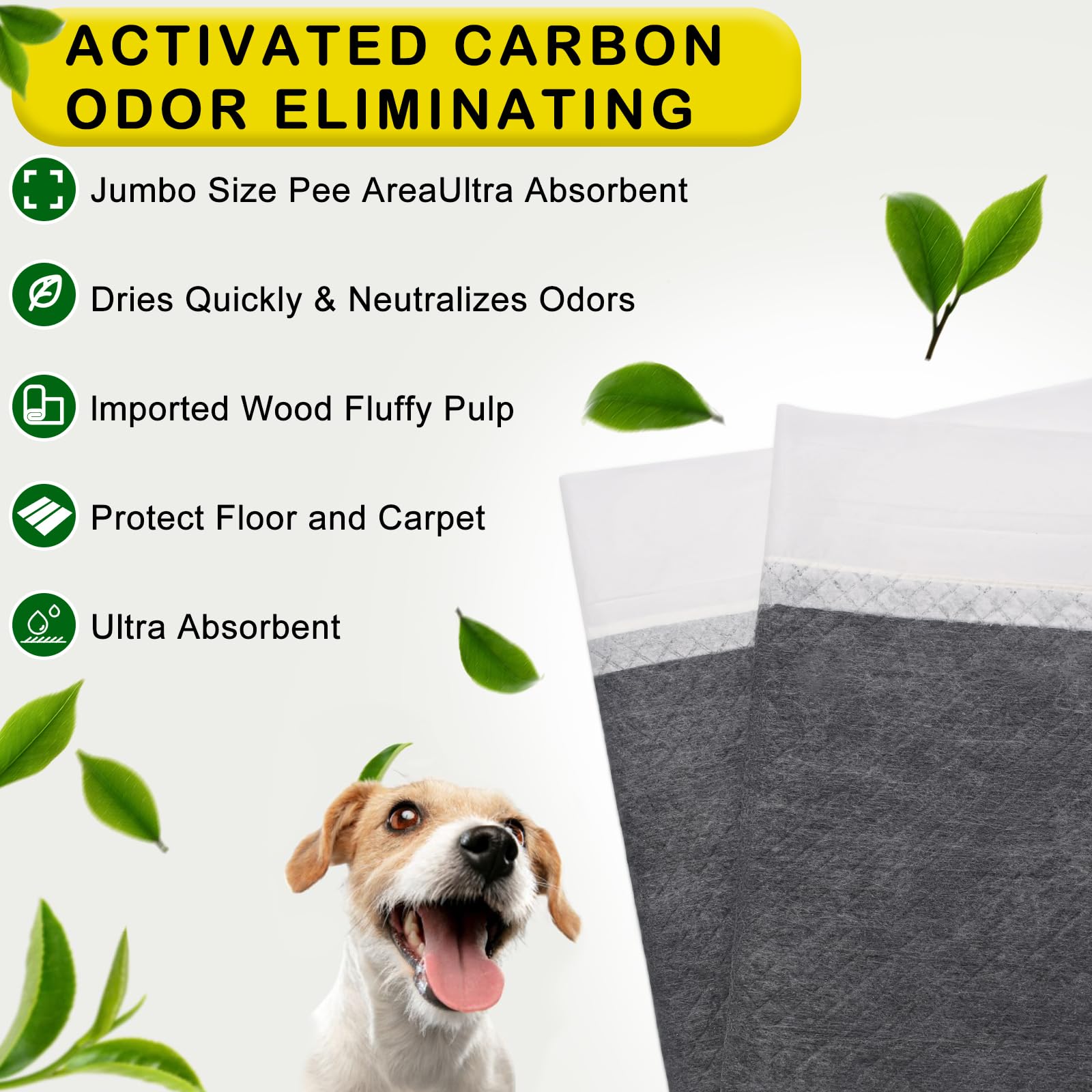 ELEGX pad-control de olor con carbono para aire más fresco en casa.