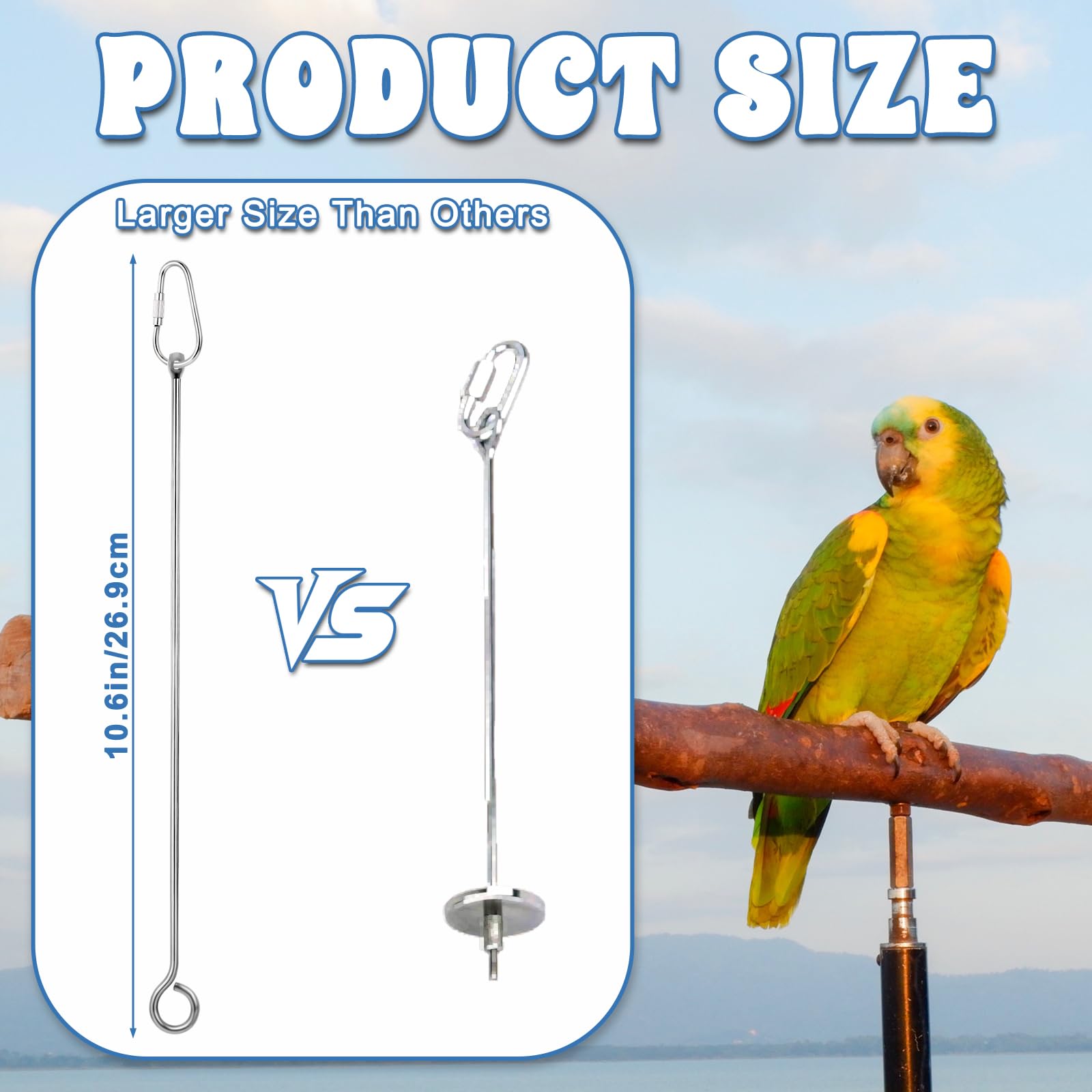 ElevateTech brocheta de frutas y verduras para pajaro, fomenta nutricion variada.