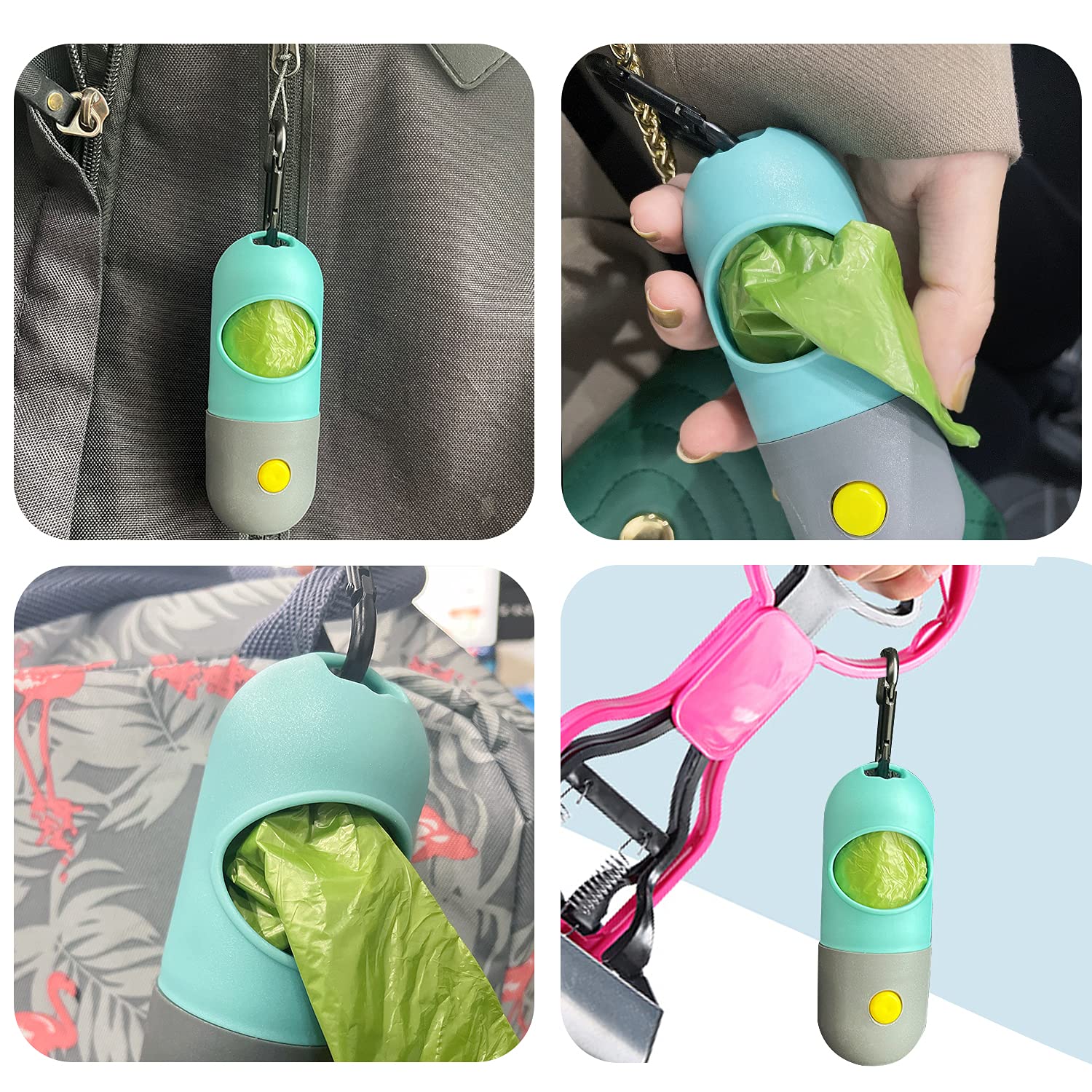 Dispositivo de colores azul y gris para paseos con estilo.