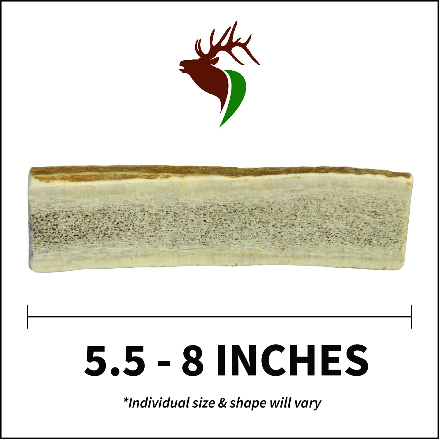 Elkhorn Premium Chews interior de médula sabrosa para masticación