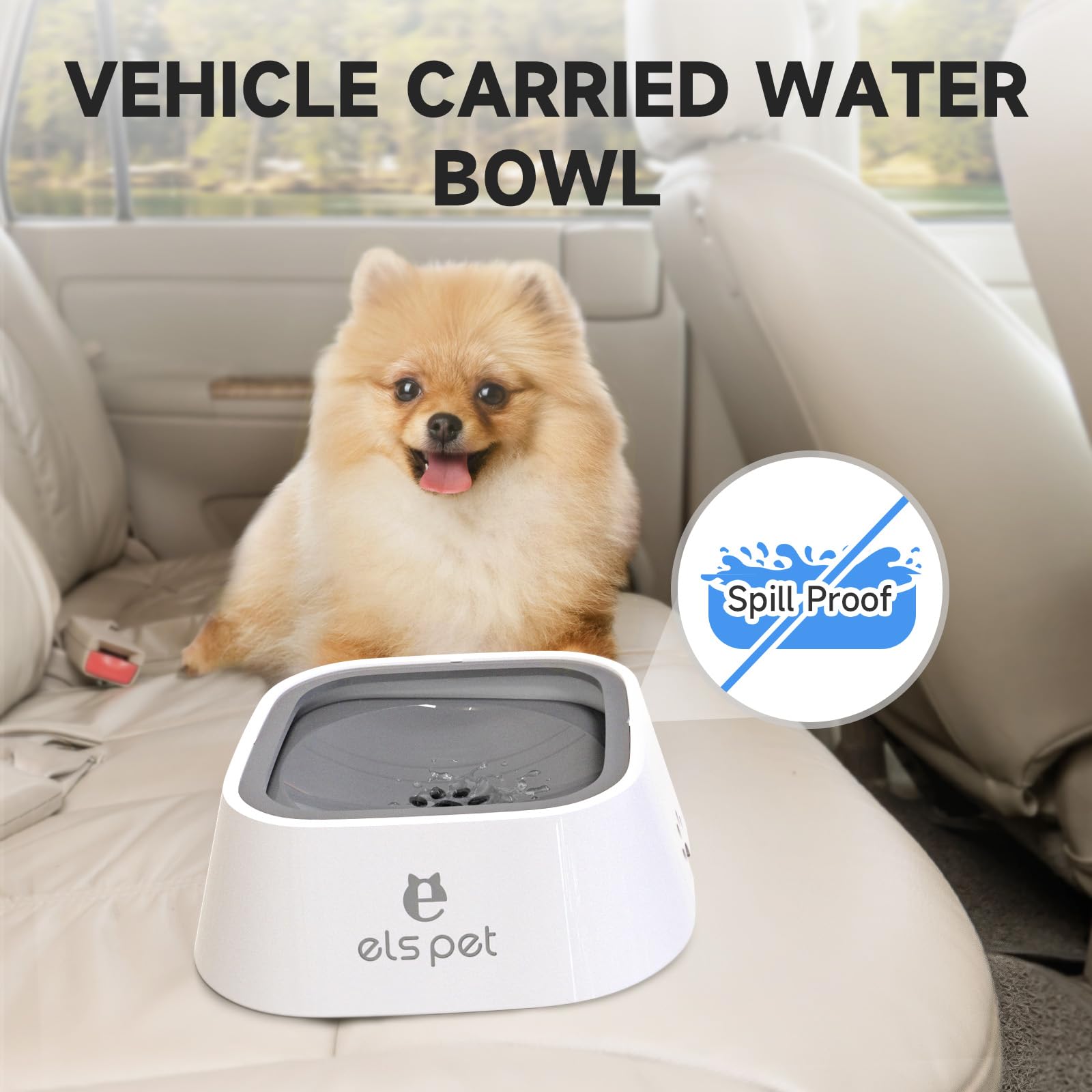 Bebedero ELS PET con capacidad de 1 L para mascotas.