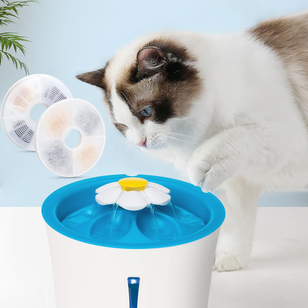 Pack de 8 filtros ELXXROONM para Catit, ideal para hogares con varias mascotas.