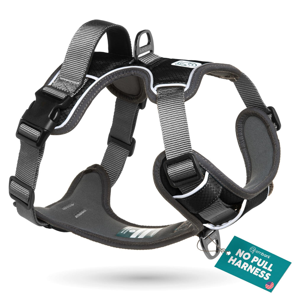 Arnés Embark Pets de la línea Aventura con enganche frontal para entrenamiento sin tirones.