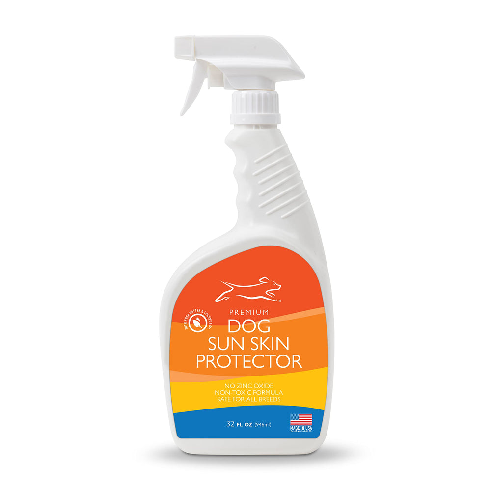 Protector solar para perros Emmy's Best, botella 32 onzas, protección suave para piel y pelaje.