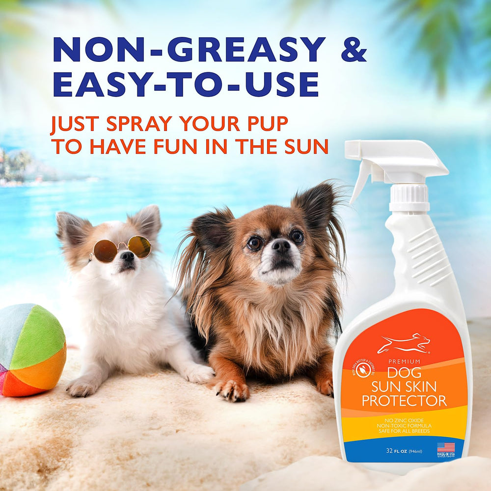 Orejas cuidadas: spray solar seguro para piel sensible.