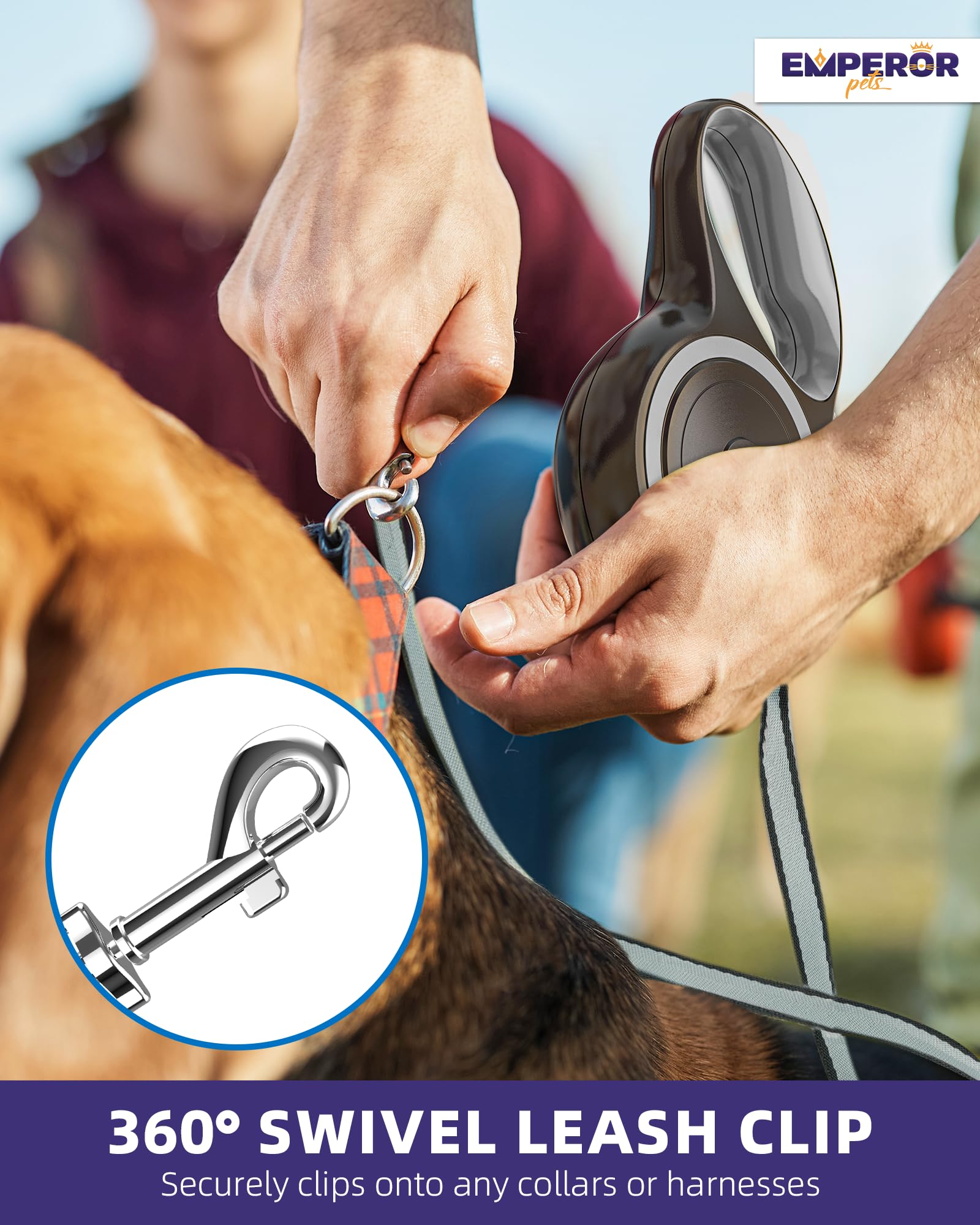 Emperor Pets sistema interno de resorte para retracción suave