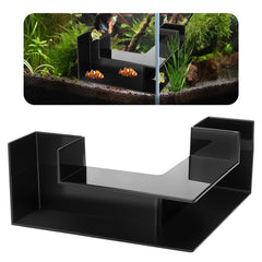EMUTOL túnel de acuario con doble entrada para refugio y juego de peces