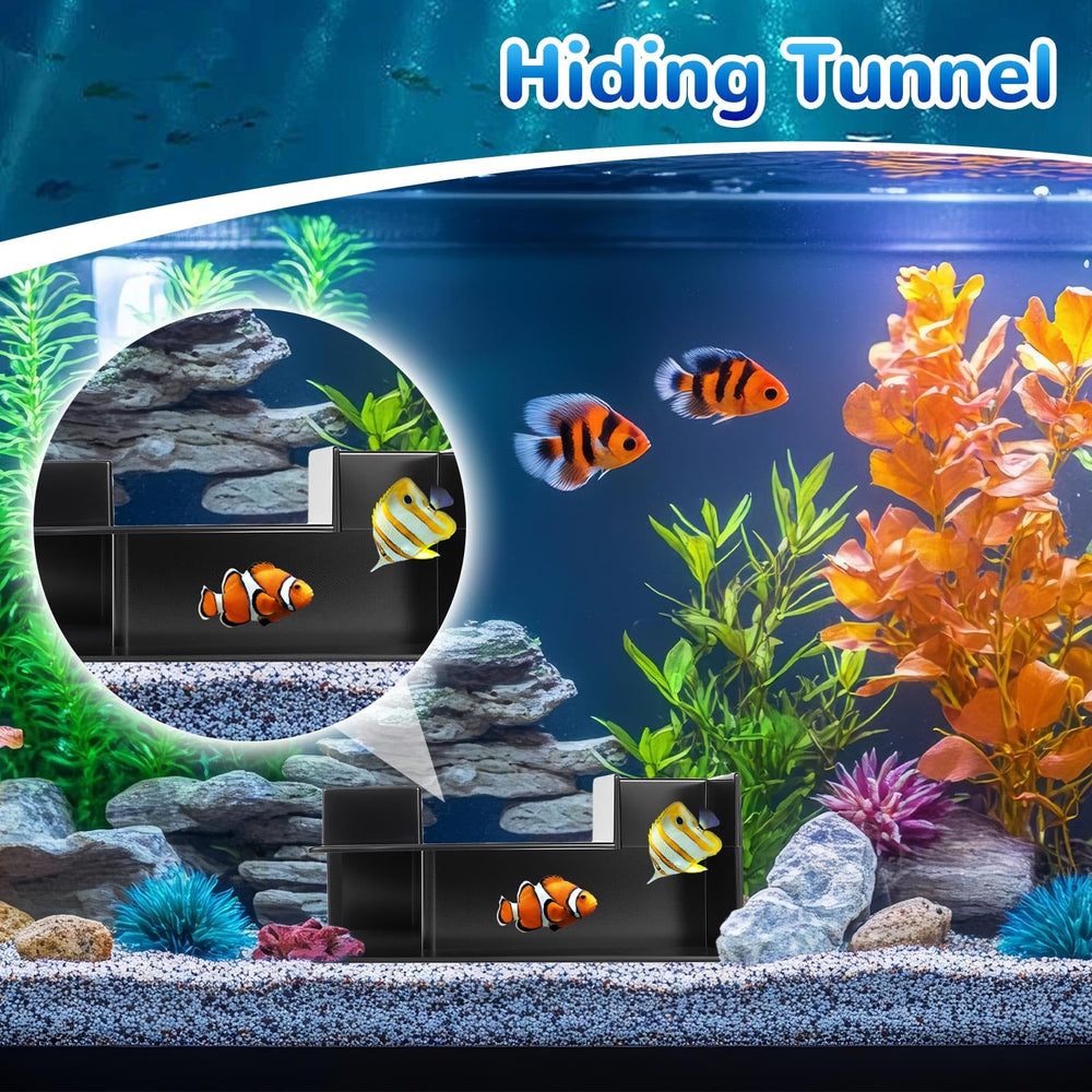 EMUTOL túnel de acuario facilita limpieza gracias a superficie lisa