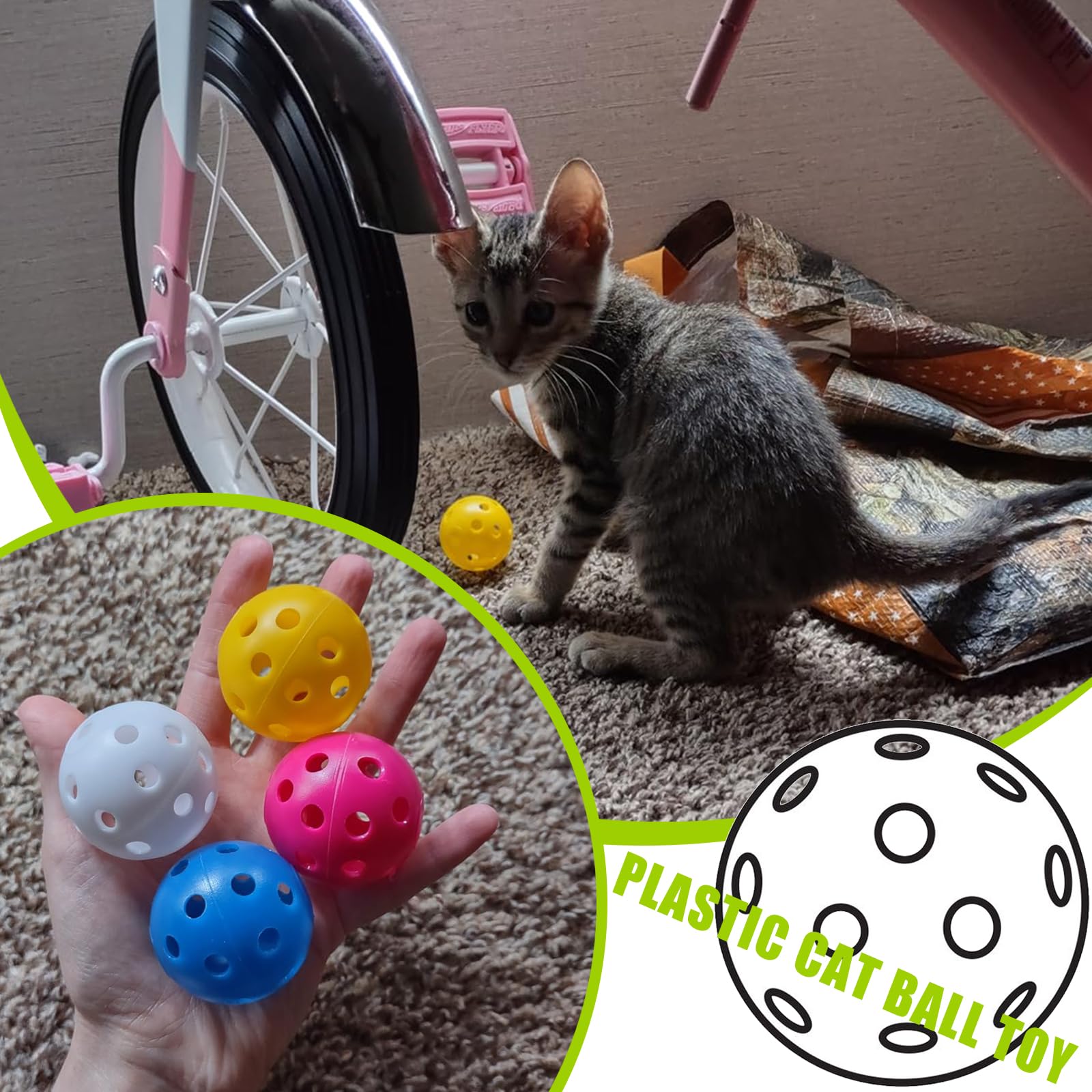 ENERKEEN bolas durables y lavables para mascotas activas.