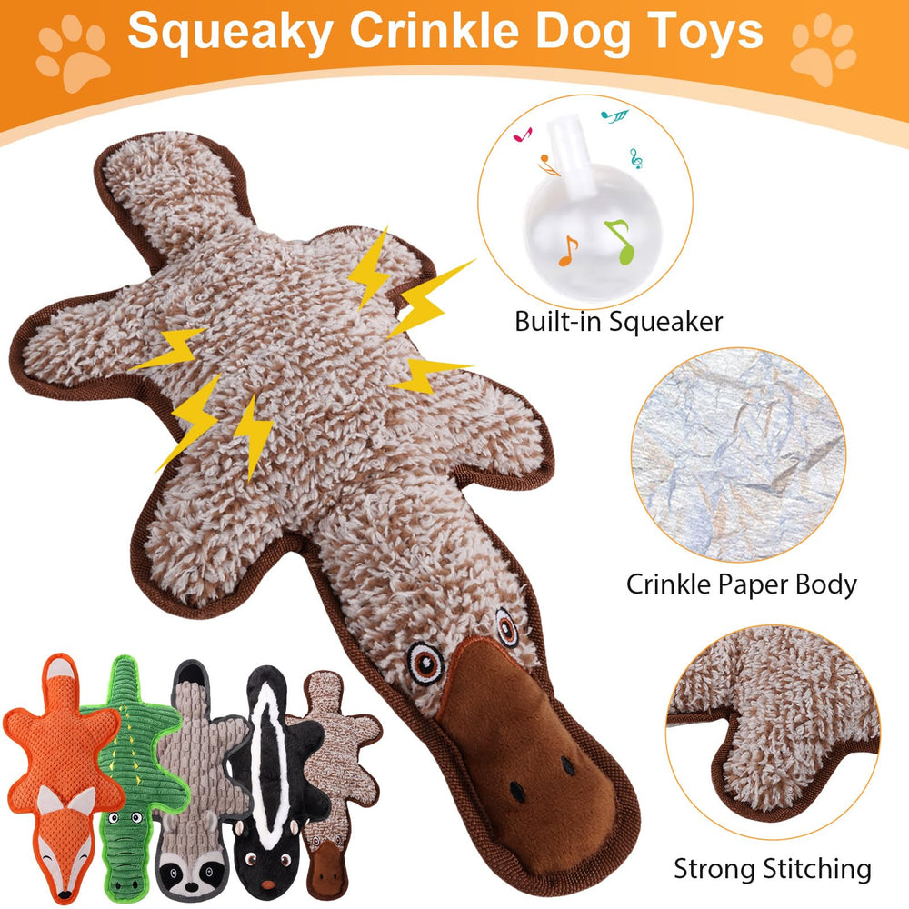 Eneston juguete con chirrido para perros grandes, estimula juego activo.