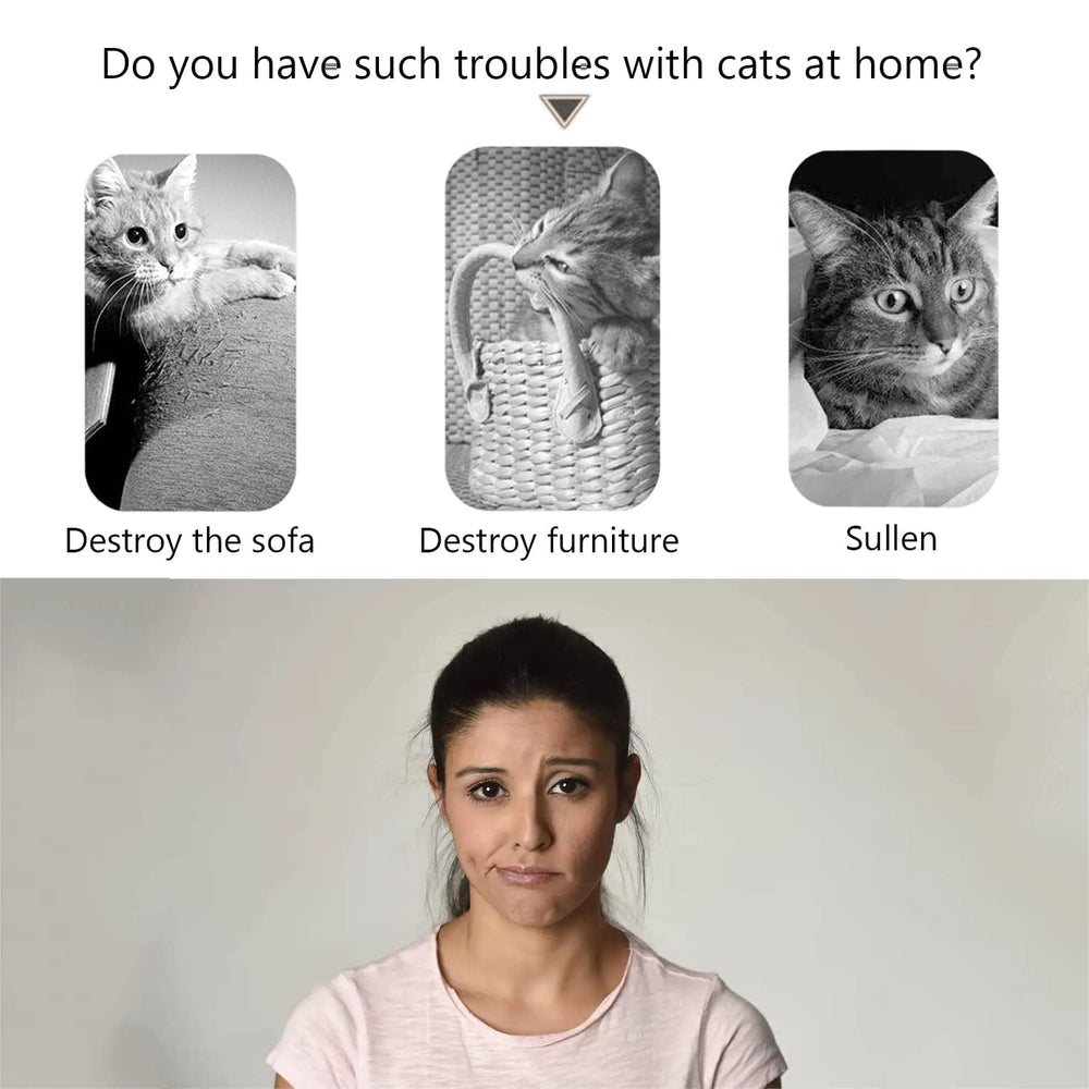 Enkman Kitty Kurlz: diseño-malla-hexagonal ofrece superficie duradera y segura para rascar.