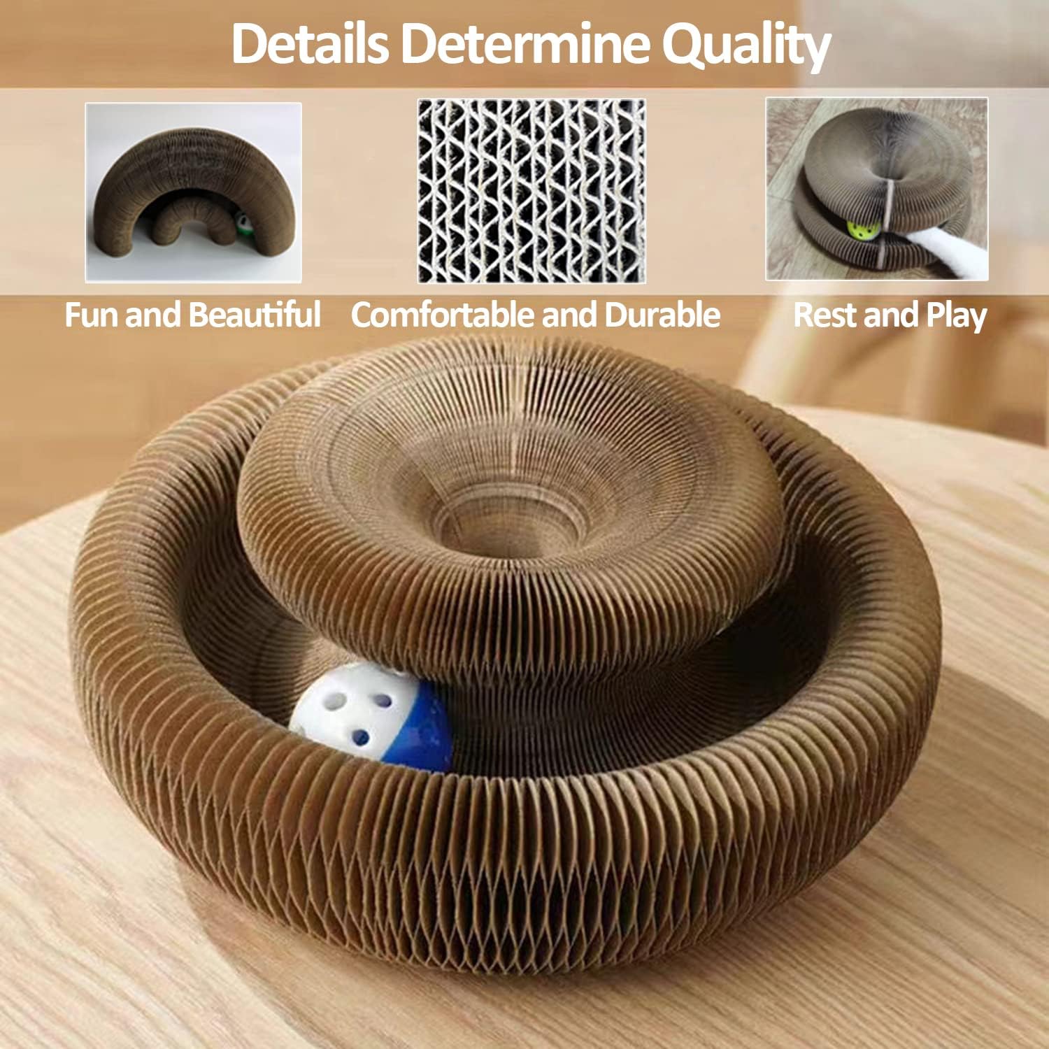 Enkman Kitty Kurlz: material-sin-toxicos seguro para felinos y familias.