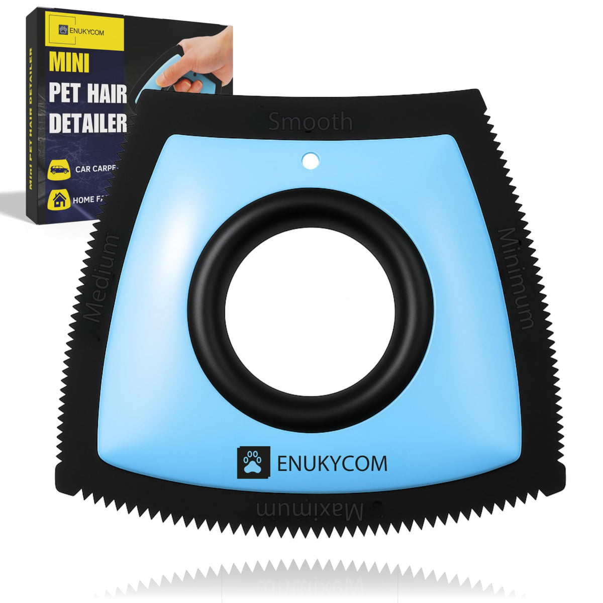 ENUKYCOM herramienta quita pelo para coche, elimina pelos de asientos