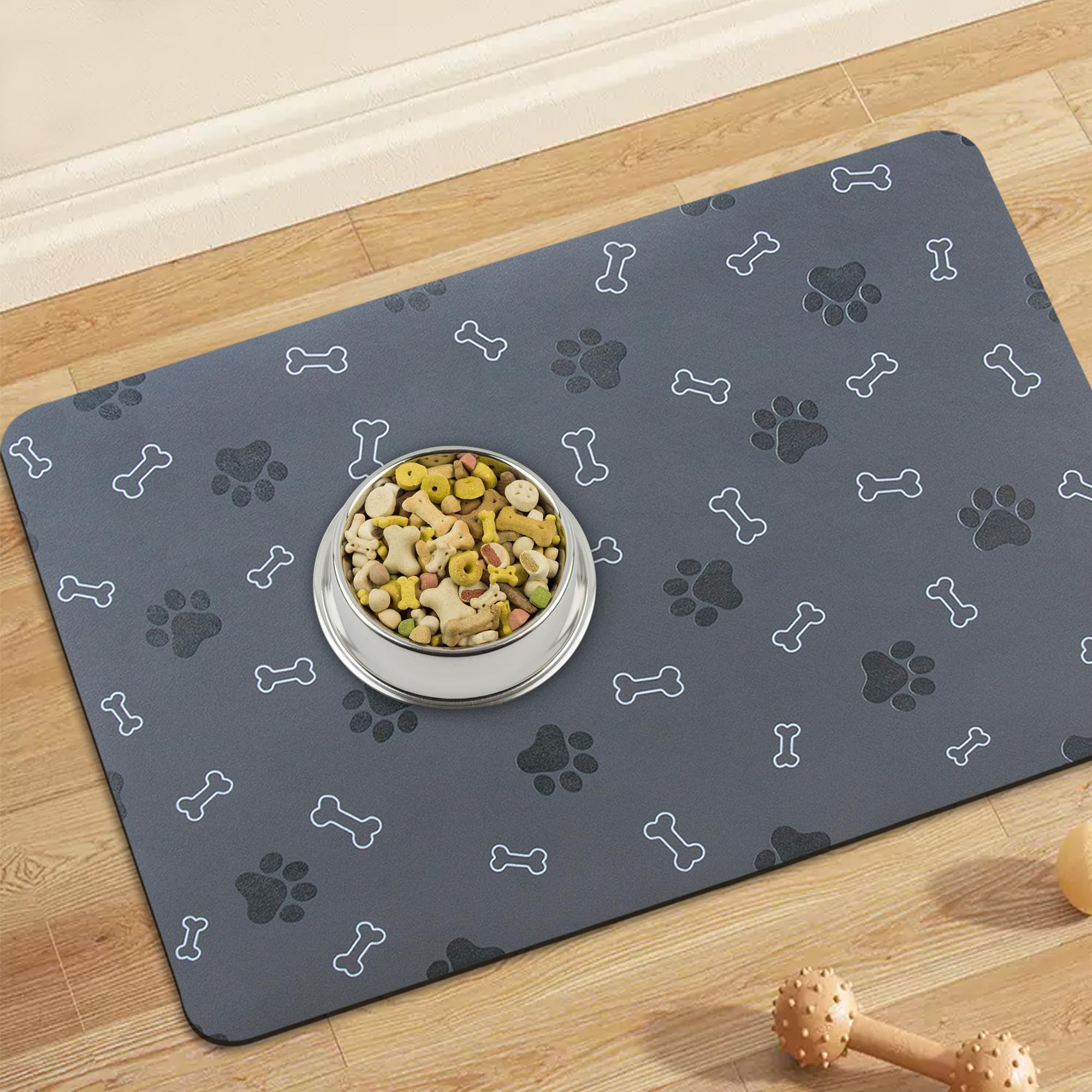 Almohadilla EP Jeans para comida de mascotas, absorbente y de secado rápido.