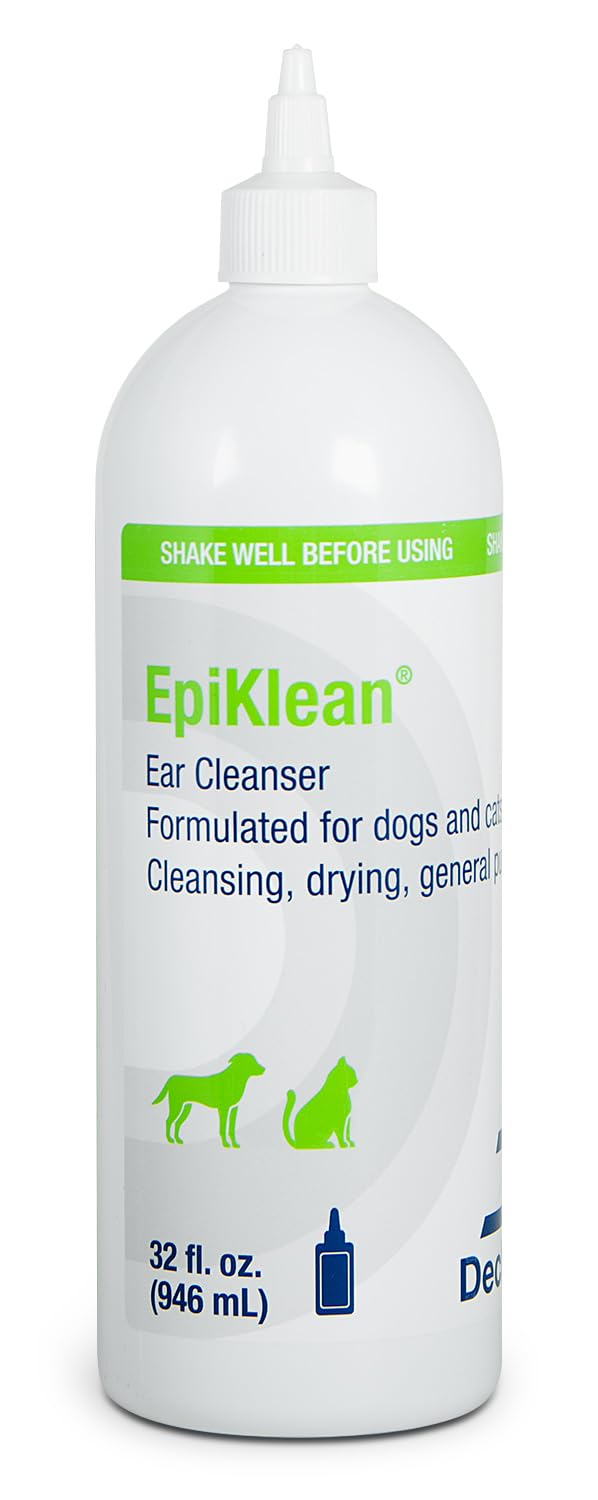 Epiklean frente de la botella, presentación para limpieza suave de oídos.