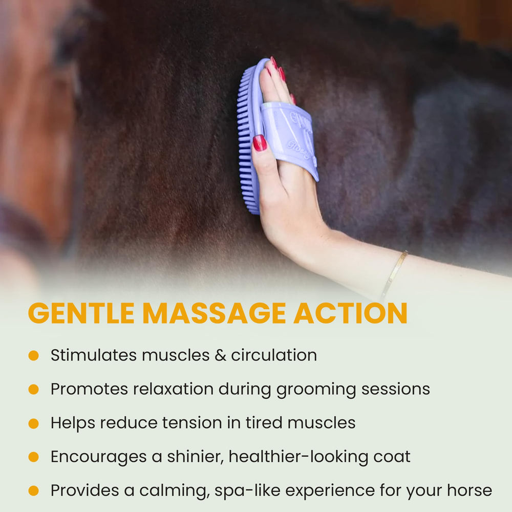 Epona Cepillo flexible para corona y costados: brillo suave y cuidado del pelaje tras cada uso