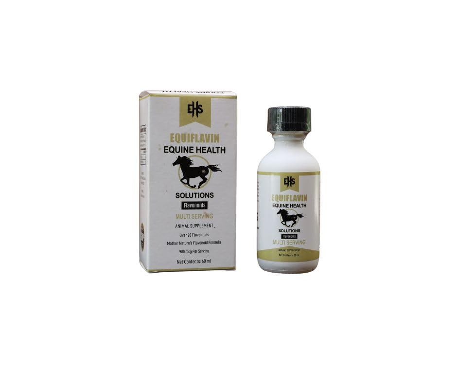 EquiFlavin Multidose: botella-vertido para apoyar la movilidad y confort en caballos.