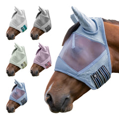 Equinavia Algard máscara de malla suave cubre orejas para mayor confort.