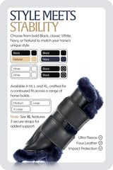 Equinavia Vali Ultra Fleece Brushing Boots: almohadilla acolchada para protección de impactos.