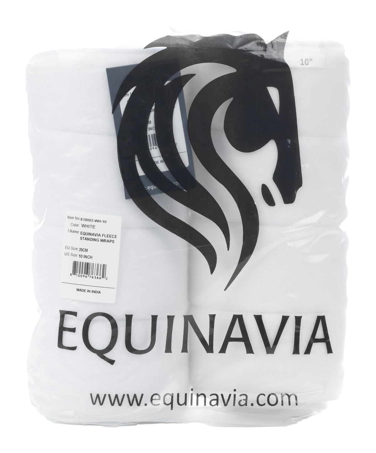 Equinavia vendaje de pierna sin lazo, exterior suave para sujeción estable.