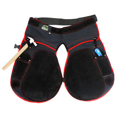 Delantal Equine Care en cuero suede para herrador, protección diaria