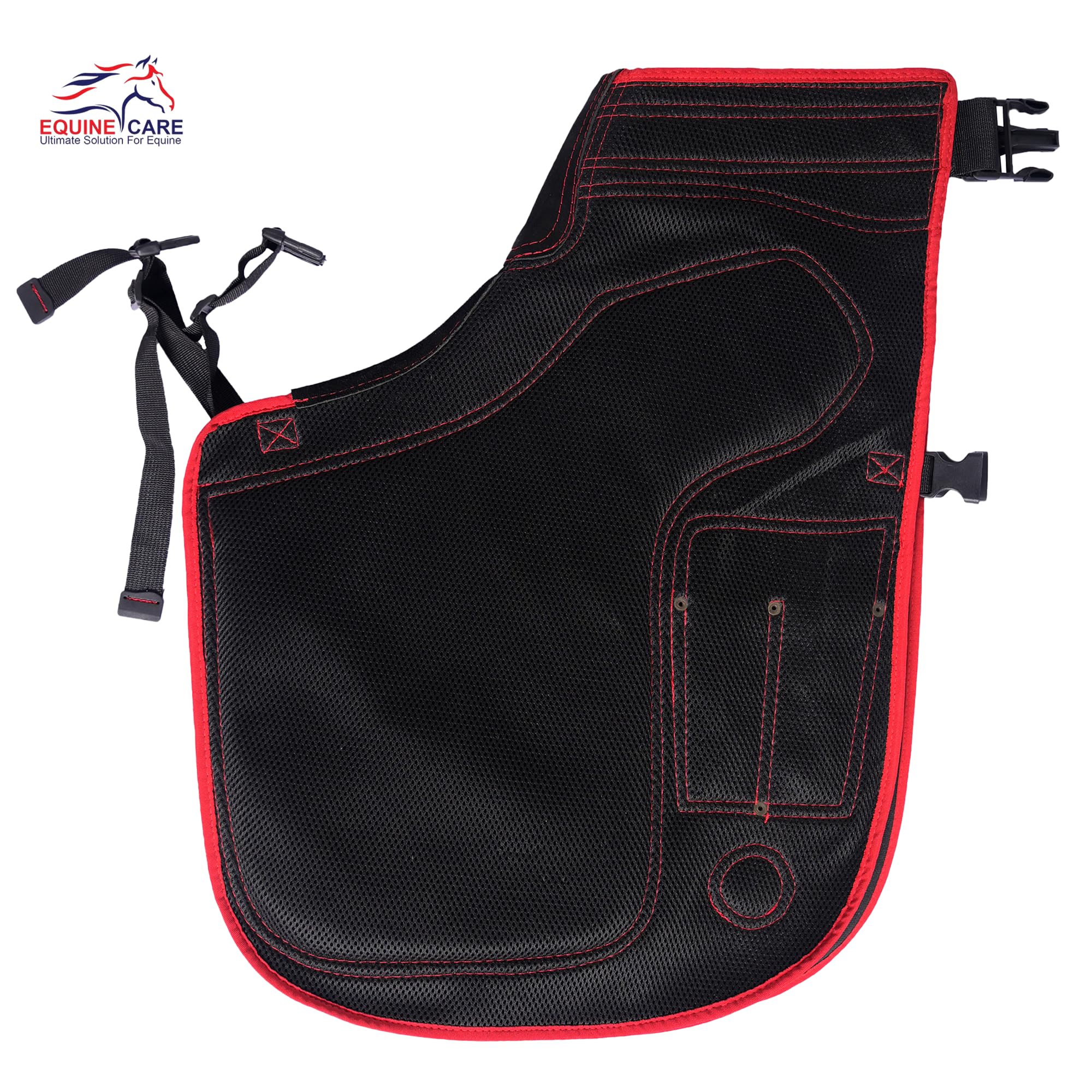 Equine Care delantal herrador respaldo lumbar de neopreno para menos fatiga