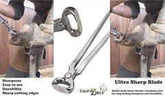 Equinez Tools hoja de acero vanadio, filo duradero para cortes limpios.