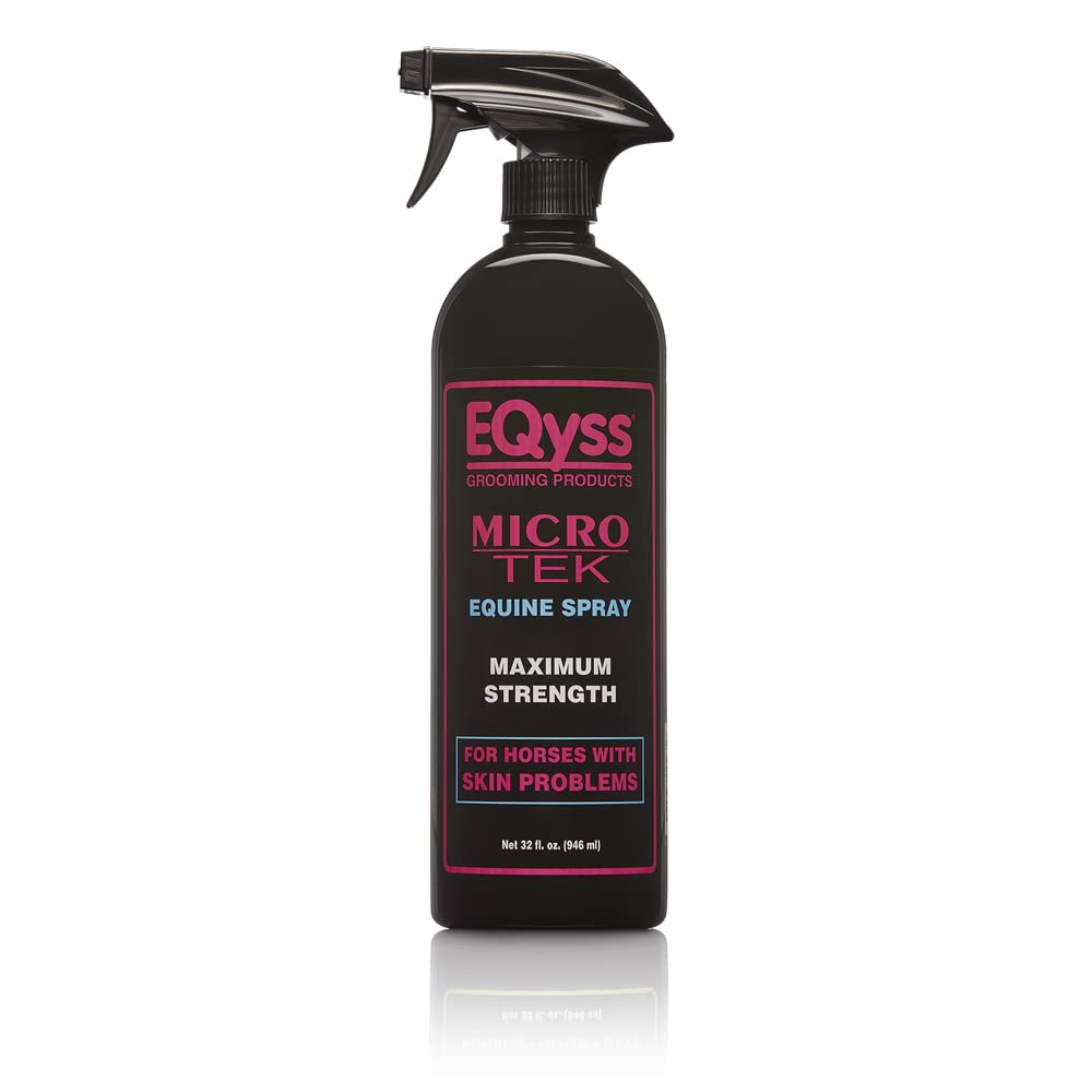 Eqyss Micro-Tek: alivio de comezon en caballos con botella