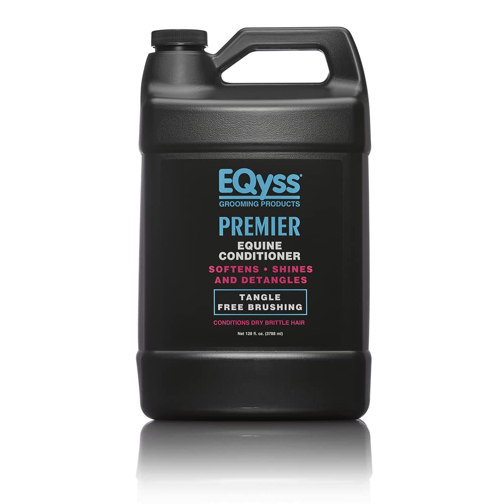 Eqyss Premier Acondicionador Equino: desenredo suave de la crin para cepillado fácil.