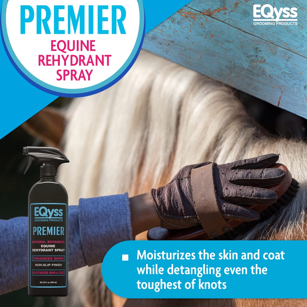 Eqyss Premier Equine Spray Brillo intenso para manto suave y brillante