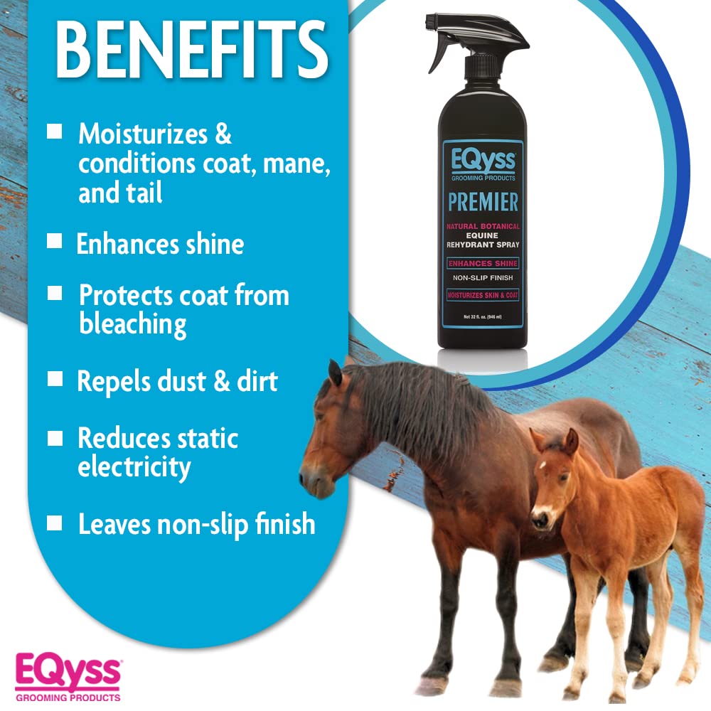 Eqyss Premier Equine Spray Desenredante facilita peinado de manto y crin