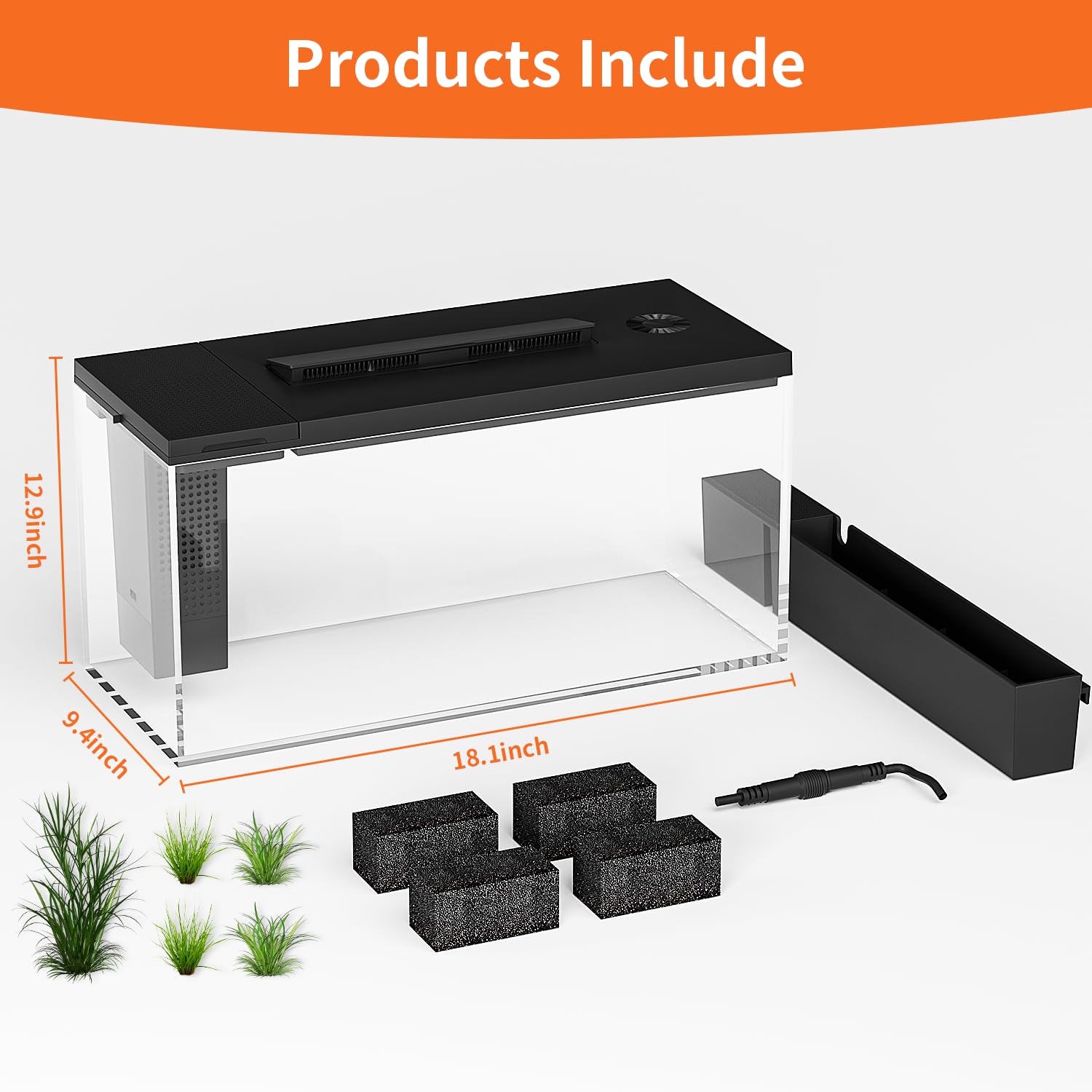 ERAARK iluminación LED ajustable crea colores vibrantes y realza el entorno acuático