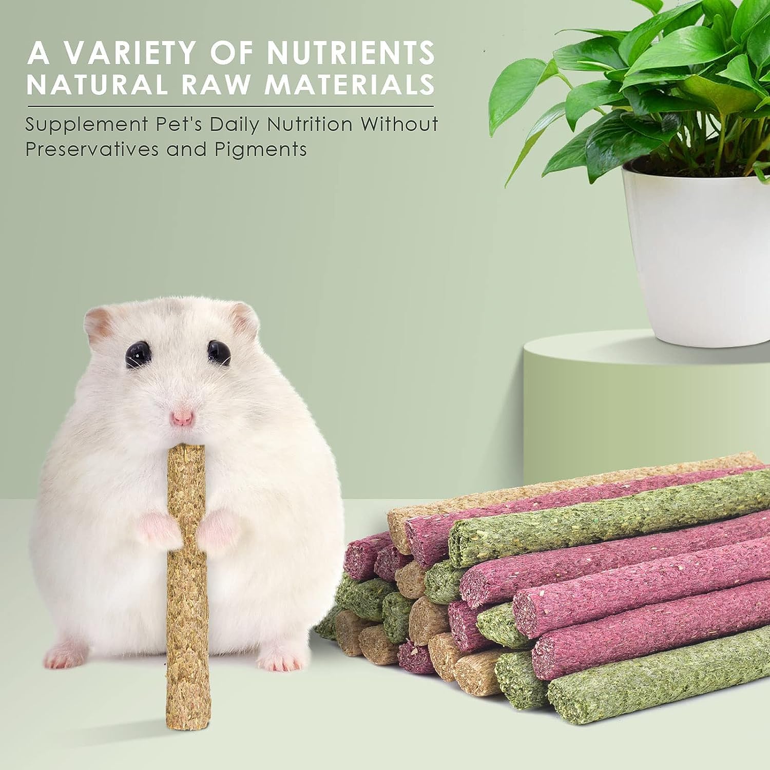 ERKOON palitos heno Timothy avena: opción sabrosa para variedad y equilibrio en la dieta.