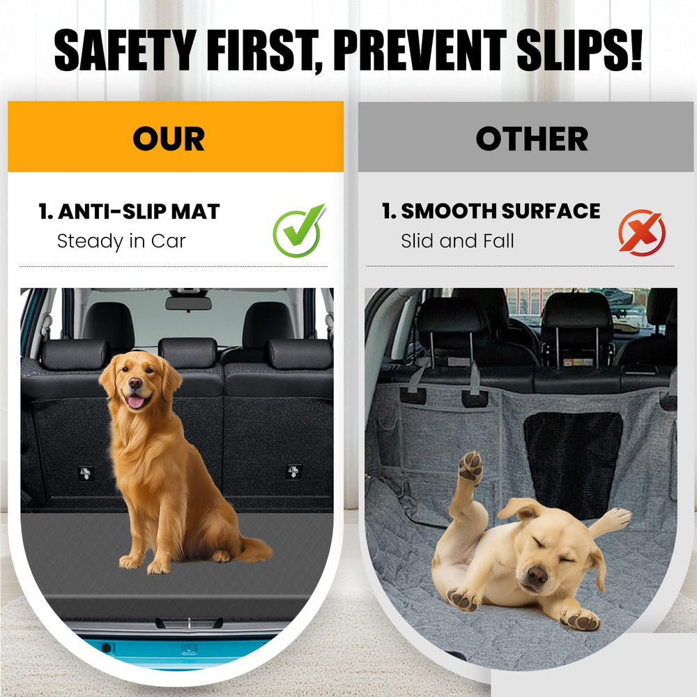 ESCRODOI Cobertura impermeable de cama para perro protege el relleno.
