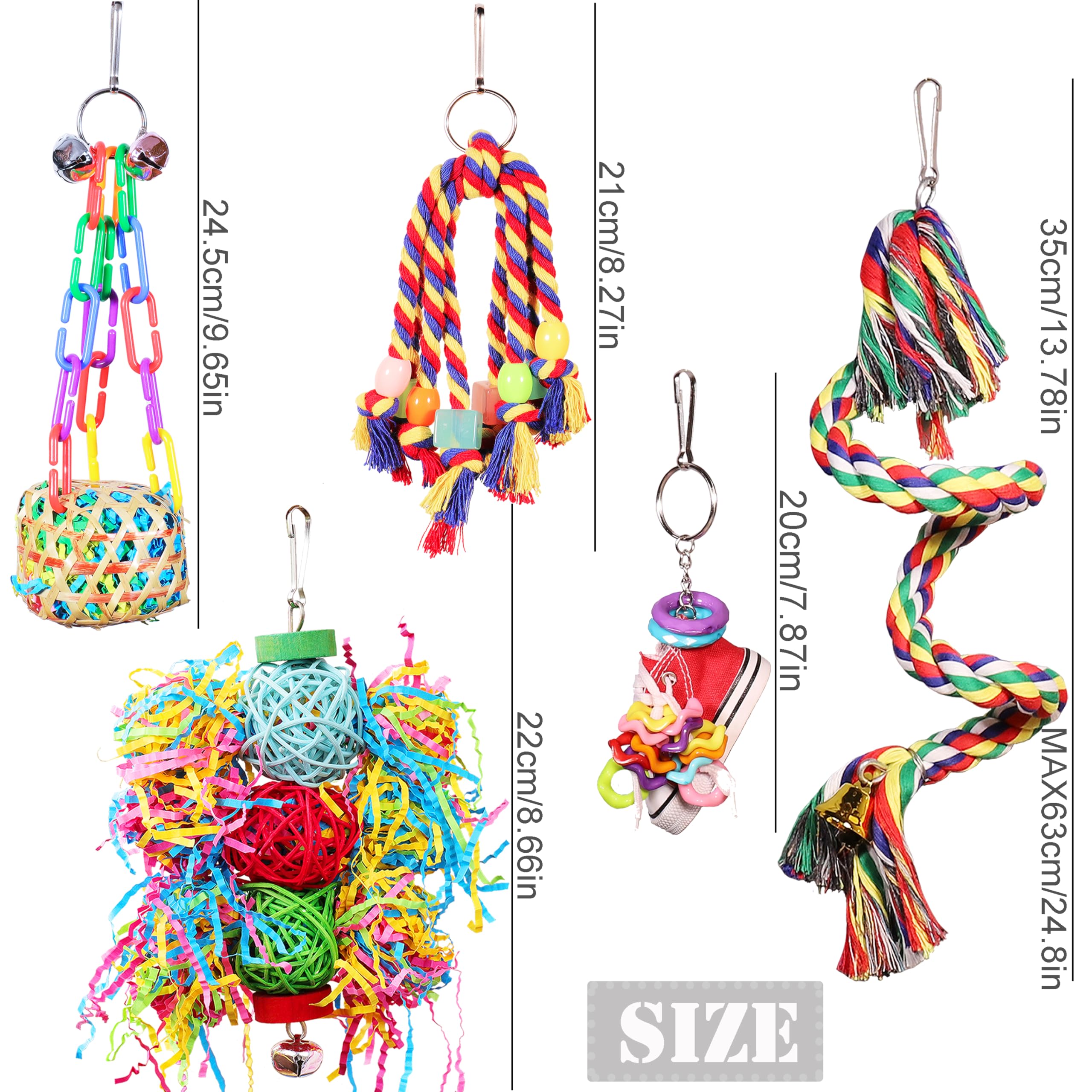 ESRISE bolas de rattan y lufa: materiales naturales para masticar.