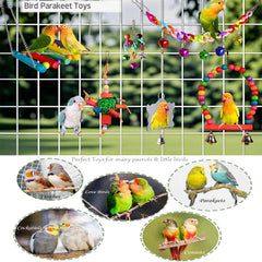 ESRISE columpio para aves; descanso y ejercicio suave.