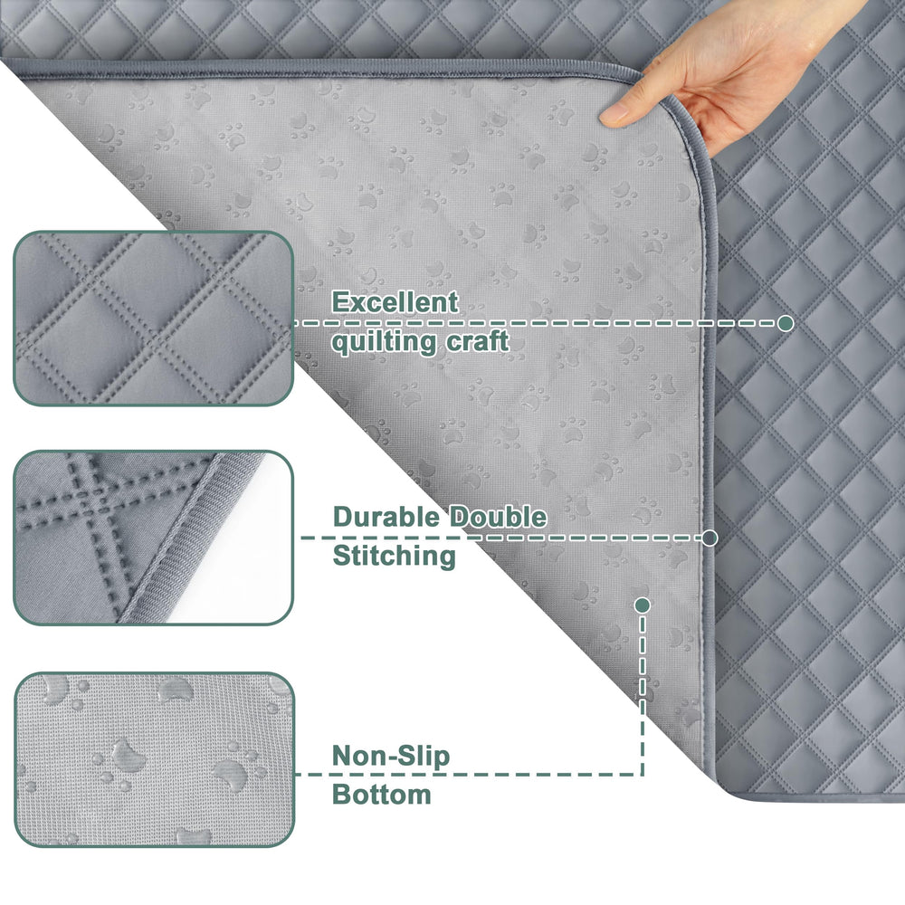 Prueba impermeable de Eterish protege el suelo y facilita la limpieza.