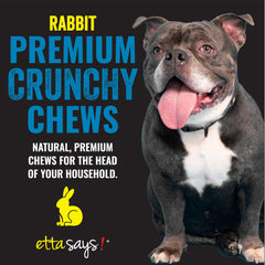 etta says! masticables crujientes de pato 4.5 para perros, sabor suave