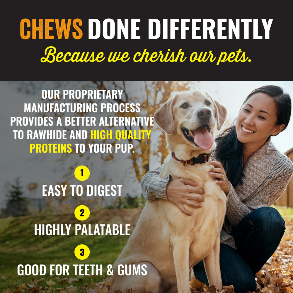 etta says! crocantes premium para perros 7 pulgadas, variedad ciervo para digestión suave