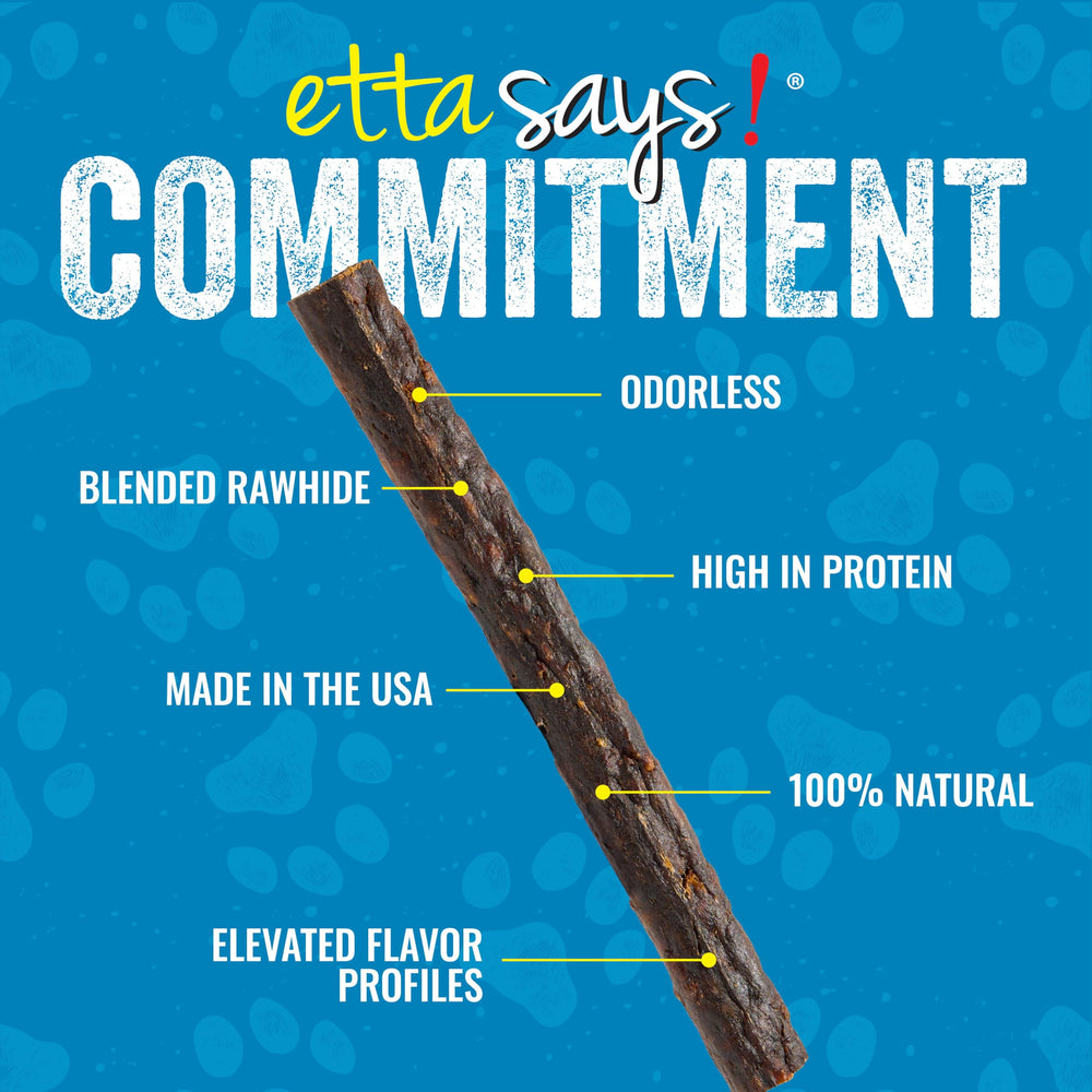 etta says tratamiento dental suave con masticables de conejo para perros