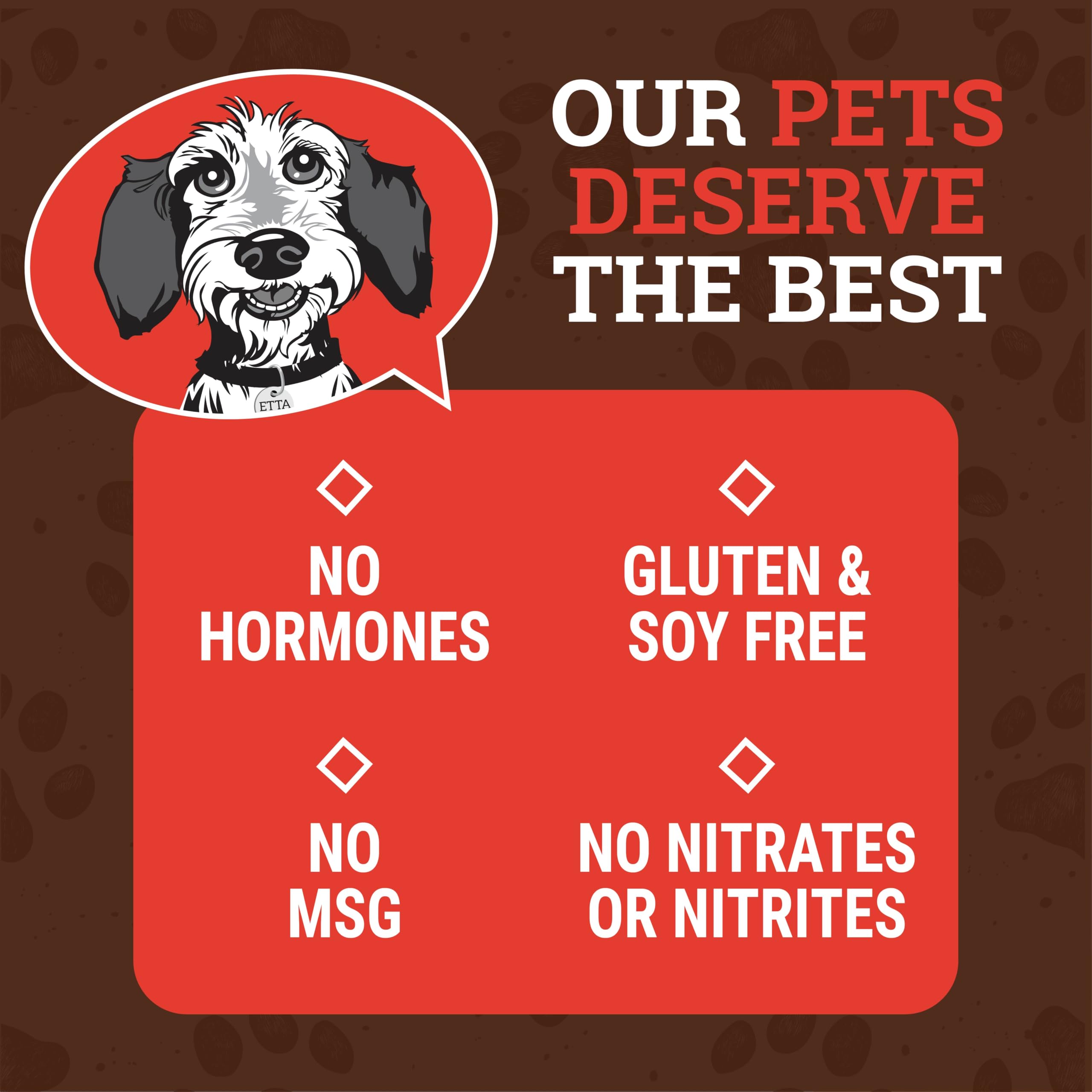 etta says! Yumm Sticks: hecho en Estados Unidos con control de calidad.