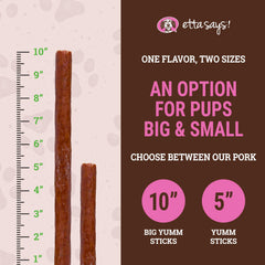 etta says! Yumm Sticks paquete de 24 para perros, recompensa fácil de usar.