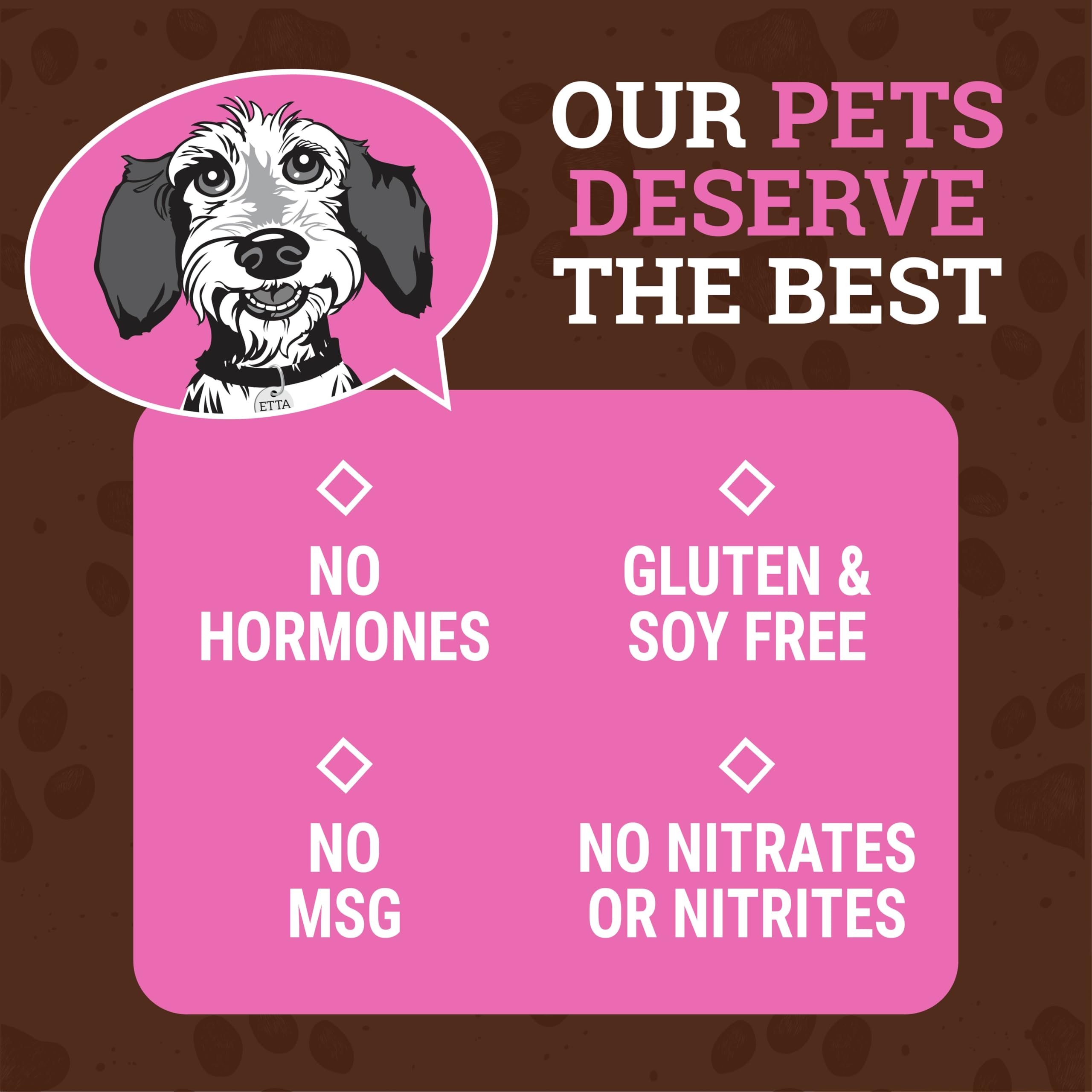 etta says! Yumm Sticks sin preservantes artificiales, gluten ni soja.